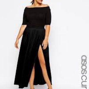 ASOS Curve High Slit Maxi
